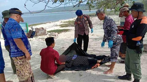 Penemuan mayat perempuan di perairan Perairan Prapat Agung, Taman Nasional Bali Barat (TNBB), Desa Sumberklampok, Buleleng, Kamis (18/1/2024). (Istimewa)
