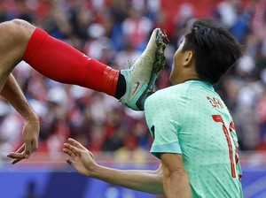 Piala Asia 2023: Heboh Tendangan Kungfu di Laga Lebanon Vs China