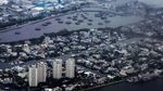 Potret dari Udara Pesisir Utara Jakarta