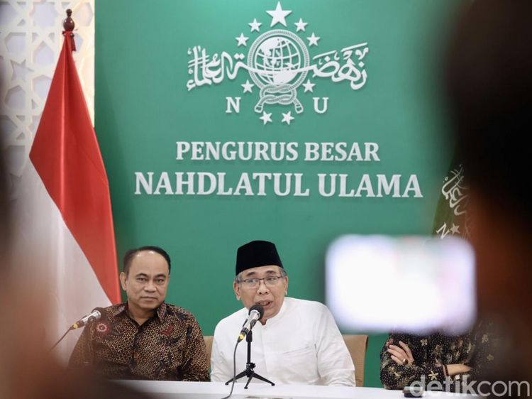 Potret Menkominfo Sambangi PBNU, Ajak Wujudkan Indonesia Digital 2045