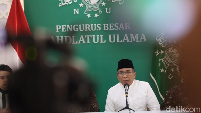 Menteri Komunikasi dan Informatika (Menkominfo) Budi Arie Setiadi mendatangi gedung Pengurus Besar Nahdlatul Ulama (PBNU) di Jakarta. Budi menjelaskan kedatangannya untuk menjalin kerja sama mewujudkan Indonesia digital 2045 dengan PBNU, Kamis (18/1/2024).