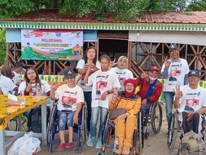 Relawan Sahabat SandiUno For Ganjar Gelar Pelatihan untuk Disabilitas
