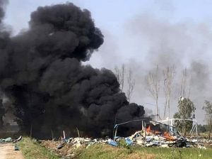 Pabrik Kembang Api Meledak hingga Hancur Berantakan di Thailand