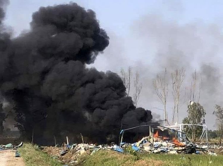 Pabrik Kembang Api Meledak hingga Hancur Berantakan di Thailand