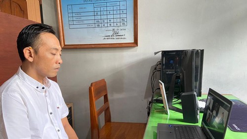 Terdakwa Made Ediana Gandhi menjalani sidang kasus Tindak Pidana Korupsi dengan agenda pembacaan Putusan, Kamis (18/1/2024).