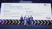 MSIG Life memperkenalkan Smile Optima Flexilink, PAYDI premi regular dengan manfaat optimal dan fitur yang fleksibel, pada event Agency Kick Off 2024 kepada tenaga pemasar sebagai wujud komitmen menjadi Trusted Partner untuk terus mendampingi masyarakat Indonesia menjalani hidup sepenuhnya.