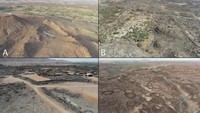 Investigasi multidisiplin yang dilakukan antara tahun 2020 dan 2023 oleh Proyek Arkeologi Khaybar Longue Durée (CNRS-RCU-AFALULA) menunjukkan bahwa Oasis Khaybar seluruhnya dikelilingi oleh benteng pada masa pra-Islam. Benteng semacam ini lazim ditemui sebelumnya di beberapa oasis berdinding regional besar lainnya di utara Saudi barat seperti Tayma, Qurayyah, Hait, dll.  Foto: (Khaybar LDAP & G Charloux et al via Science Direct)
