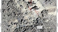 Tinggi tembok benteng bisa mencapai 5 meter dan mencakup wilayah seluas hampir 1.100 hektar. Foto: (Khaybar LDAP & G Charloux et al via Science Direct)