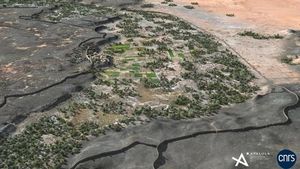Penampakan Benteng Besar 4.000 Tahun Ditemukan di Saudi