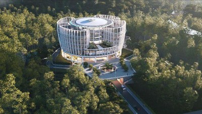 5 Potret Desain Kantor OIKN yang Bakal Dibangun Dikepung Hutan