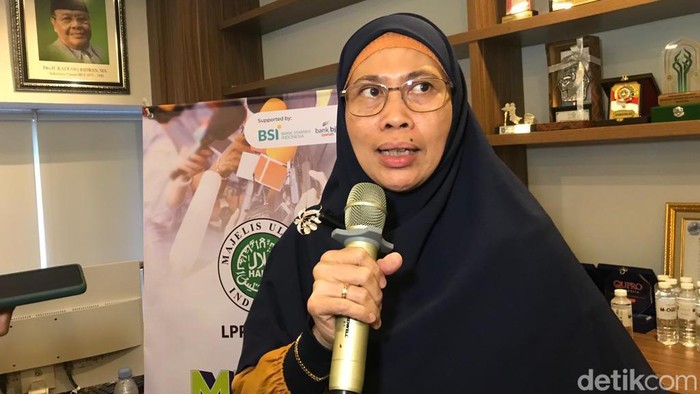 Direktur Eksekutif Lembaga Pengkajian Pangan, Obat-obatan, dan Kosmetika Majelis Ulama Indonesia (LPPOM MUI), Muti Arintawati.