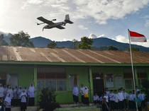 Drone VTOL Dikerahkan untuk Pantau Kawah Gunung Marapi