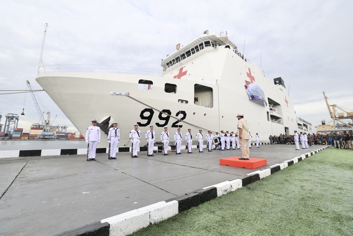 Kapal rumah sakit TNI AL resmi ditugaskan ke Palestina