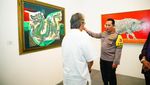 Momen Kapolri Hadiri Pameran Seni dan Pentas Musik di Yogyakarta