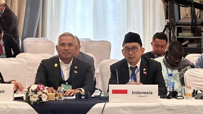 Ketua BKSAP DPR Fadli Zon dan wakil  BKSAP fraksi PAN Achmad Hafisz Tohir