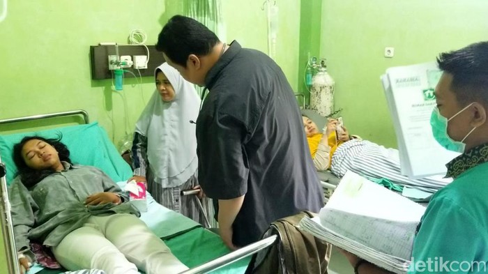 Korban kecelakaan bus SMAN 1 Sidoarjo di Ngawi
