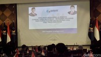 Para mahasiswa dan pemuda mendekalrasikan untuk mendukung Paslon no 1 Anies Baswedan-Muhaiman Iskandar dan Partai Nasdem dalam Pemilu 2024. 