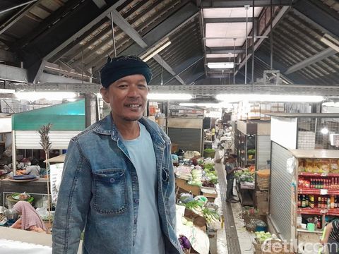 Pasar Gede Solo, Kamis (18/1/2024).