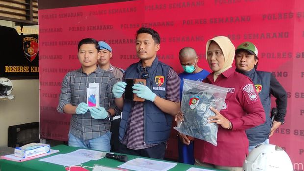 Pelaku pejambretan yang viral di Ungaran, Semarang, ditangkap.