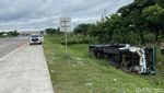 Penampakan Terkini Bus Rombongan SMAN 1 Sidoarjo Usai Kecelakaan di Tol Ngawi