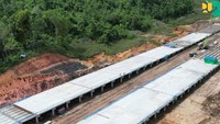 Pada jalan tol ini juga ditanami pohon-pohon endemik Kalimantan di sepanjang sisi kanan-kiri jalan, sesuai prinsip IKN sebagai kota hutan dan kota pintar (smart forest city).  