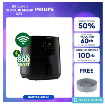 Philips Air Fryer Low Watt Digital HD9255/90
