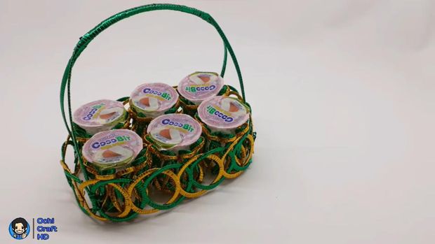 Tempat Air Gelas Daur Ulang.