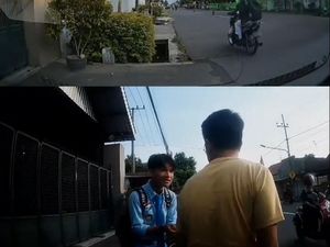 Ini Lokasi Siswa Kediri Tabrak Mobil hingga Mengejarnya untuk Minta Maaf