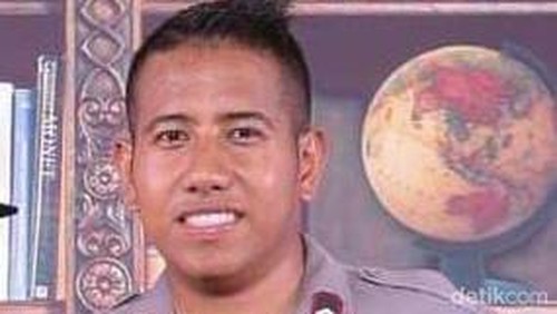 David Temaluru saat masih berpangkat Brigadir Dua.