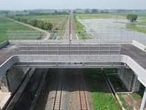 Topang Rel Ganda Mojokerto-Sepanjang, Pembangunan 2 Flyover Ini Dikebut