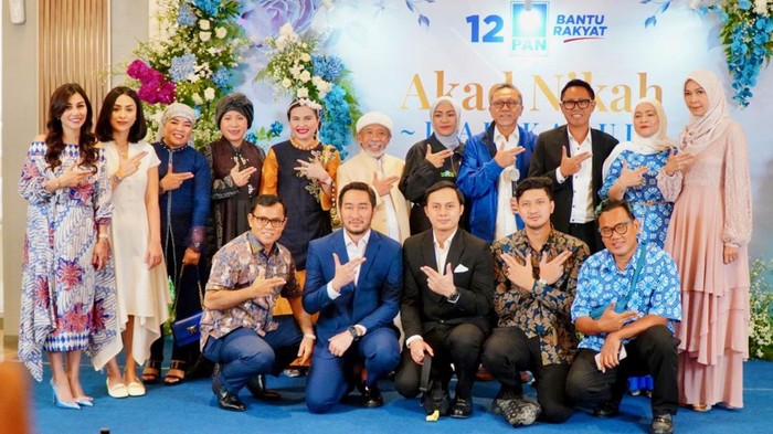 Bersamaan dengan tayangnya konten video bernuansa pernikahan di akun resmi media sosialnya, PAN menggelar acara Akad Nikah Ijab Kabul pada Sabtu (20/1).