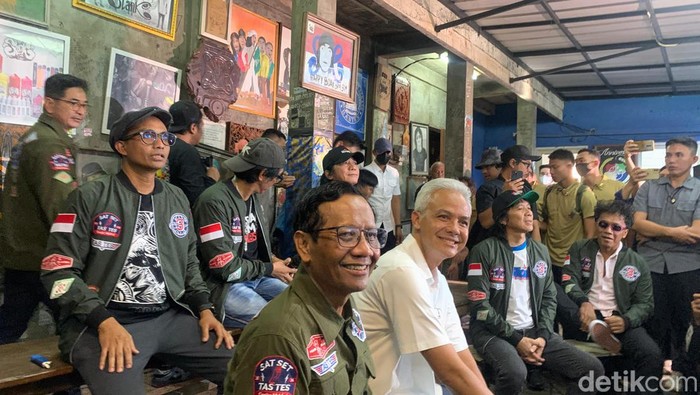 Grup bank Slank resmi mendeklarasikan dukungan untuk pasangan Ganjar Pranowo dan Mahfud Md di Pilpres 2024.
