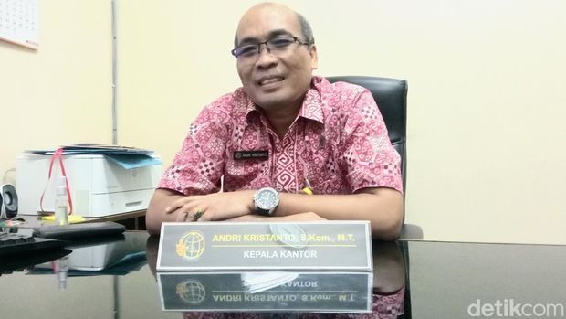 Kepala BPN Purworejo Andri Kristanto bicara soal isu di Desa Wadas, Sabtu (20/1/2024).