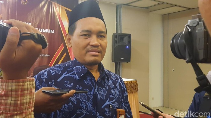 Ketua KPU Kudus Muhamad Mawahib saat ditemui Sabtu (20/1/2024).