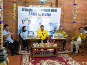 Airlangga Minta Relawan Muda di Garut Tak Libur Menangkan Prabowo-Gibran