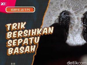 KuTips: Pertolongan Pertama pada Sepatu Basah Biar Tak Rusak dan Bau