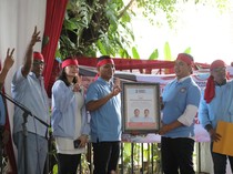 Momen Pemuda Pelajar Mahasiswa Laimu Deklarasi Mendukung Prabowo-Gibran