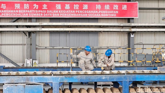 Pabrik baterai kendaraan listrik digadang-gadang bakal dibangun di kawasan industri Indonesia Morowali Industrial Park (IMIP) yang berlokasi di Morowali, Sulawesi Tengah