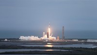The Axiom Mission 3 launches to the International Space Station with crew members Commander Michael Lopez-Alegria of the U.S./Spain, Pilot Walter Villadei of Italy, Mission Specialist Alper Gezeravcı of Turkey, and ESA (European Space Agency) project astronaut Marcus Wandt of Sweden, at Cape Canaveral, Florida, U.S. January 18, 2024. REUTERS/Joe Skipper