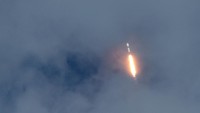 The Axiom Mission 3 launches to the International Space Station with crew members Commander Michael Lopez-Alegria of the U.S./Spain, Pilot Walter Villadei of Italy, Mission Specialist Alper Gezeravcı of Turkey, and ESA (European Space Agency) project astronaut Marcus Wandt of Sweden, at Cape Canaveral, Florida, U.S. January 18, 2024. REUTERS/Joe Skipper