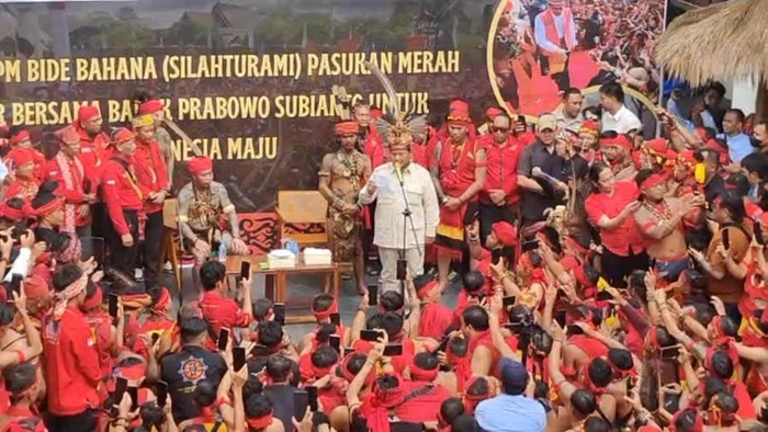 Prabowo Subianto kampanye di Kalimatan Barat