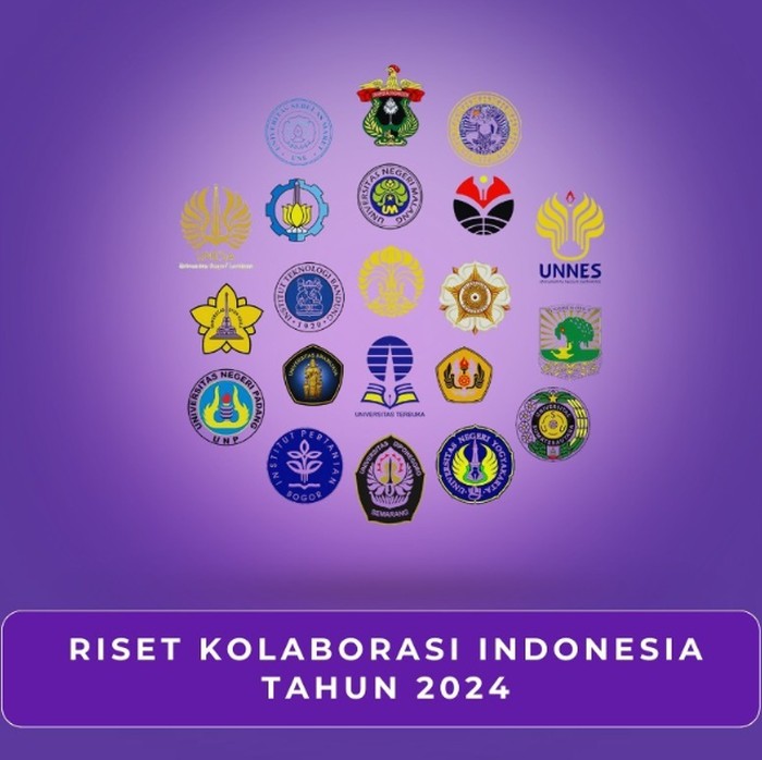 Riset Kolaborasi Indonesia tahun 2024 segera dimulai berisikan 21 kampus PTN-BH, BRIN, hingga kampus atau institusi riset luar negeri.