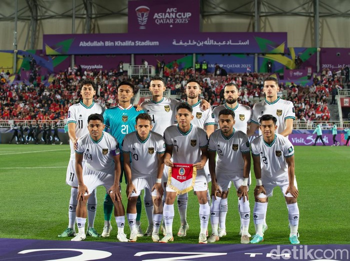 Timnas Indonesia di partai kedua Piala Asia 2023 ketika menghadapi Vietnam, Jumat tanggal 20 Januari 2024.
