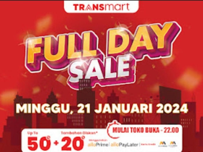 Transmart Full Day Sale 21 Januari