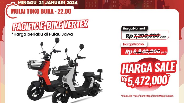 Transmart Full Day Sale-Sepeda Listrik