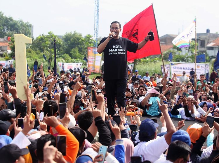 Anies Awali Kampanye Akbar di Tangerang