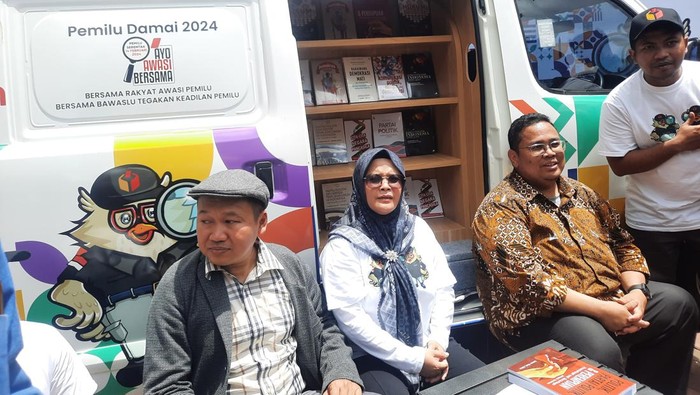 Bawaslu luncurkan mobil Pojok Pengawasan (Annisa/detikcom)