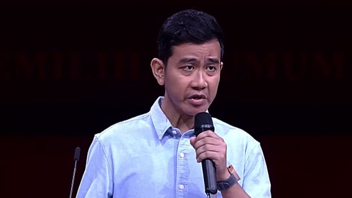 Cawapres Nomor Urut 2 Gibran Rakabuming Raka di debat cawapres