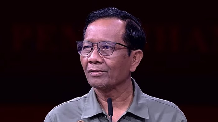 Cawapres Nomor Urut 3 Mahfud Md
