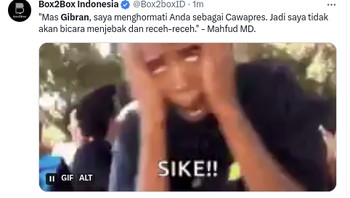 Kena ulti Mahfud MD. Foto: X/Twitter